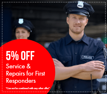 5% off service & repair for first responder